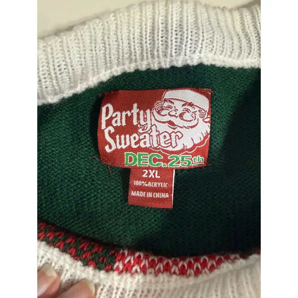 Holiday‎ 2XL Ugly Christmas Unisex Sweater Business Casual Party Cardigan